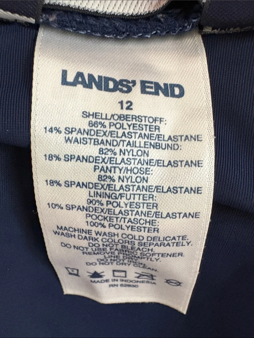 Lands' End Swim Board Shorts Size 12